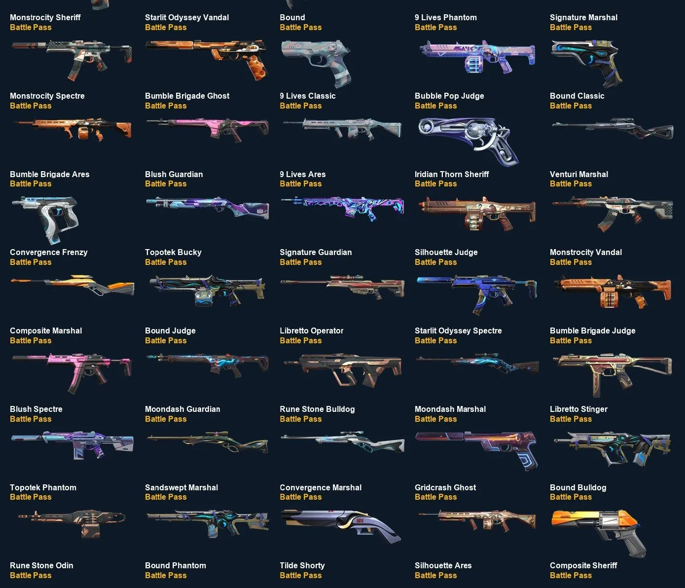 V119 //Odyssey Vandal, Radiant Entertainment System Set, Power Fist, Neo Frontier Marshal, 123 Skins, Unranked, 22 Agents